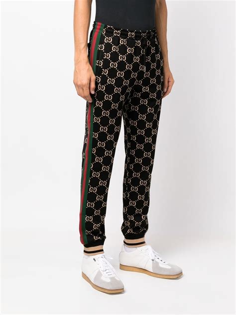 gucci trackpants ioffer|gucci tracksuit sweatpants.